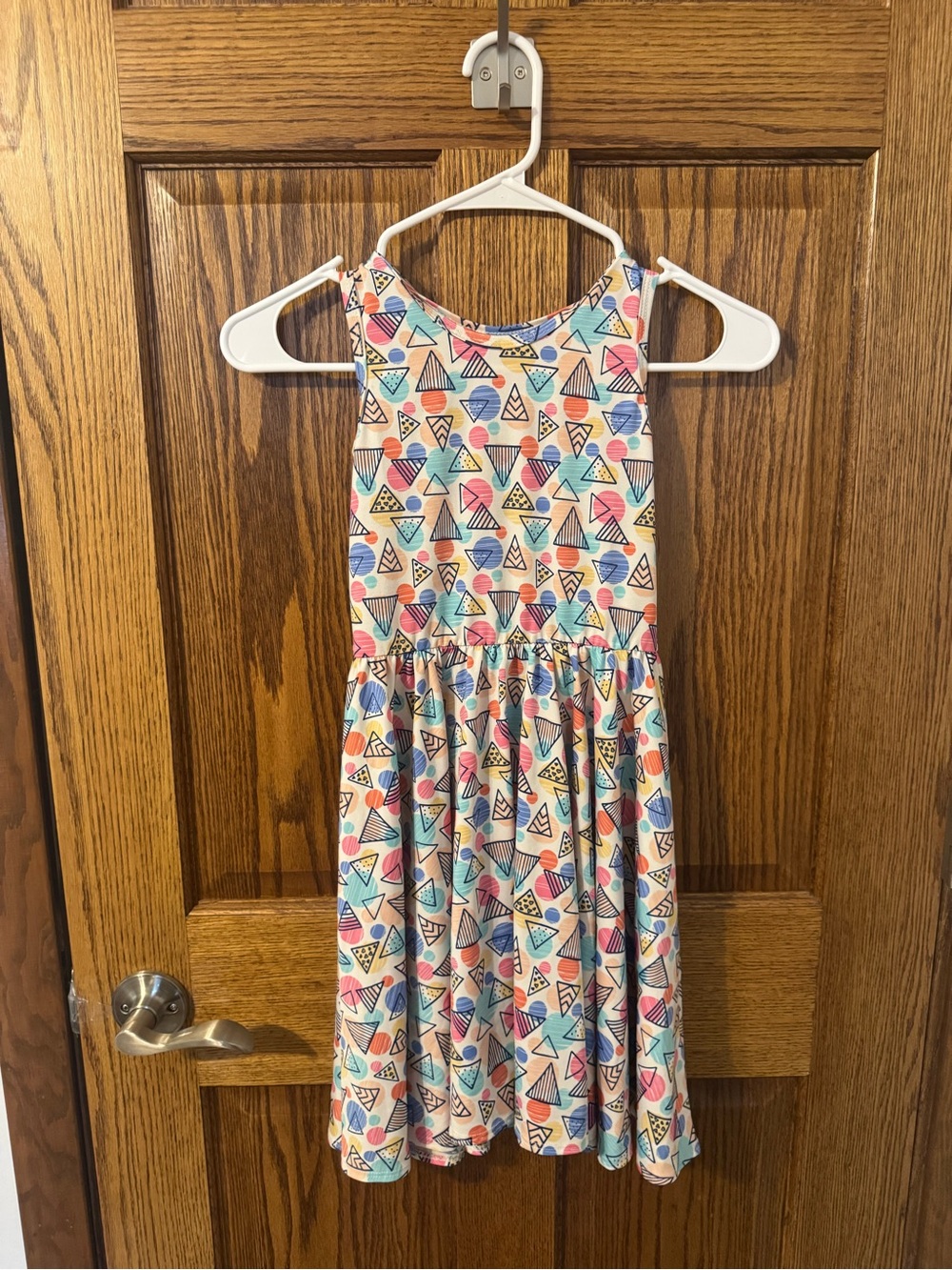 Dot Dot Smile Tank Top Twirl Dress, Size 7